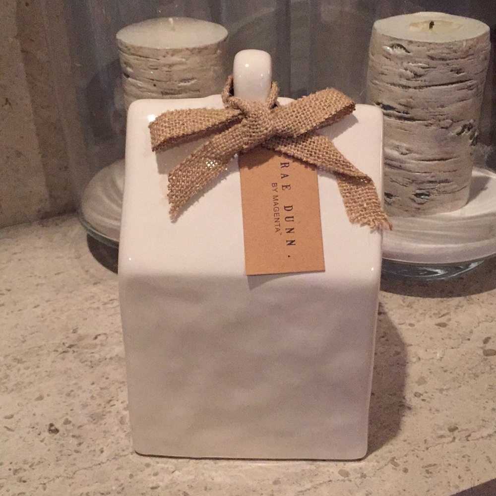 LAST ONE:  Rae Dunn “Home” ceramic birdhouse. - Picture 4 of 9